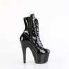 Pleaser - ADORE1020GP Platform Boots, Pole dance shoes - Black Product image